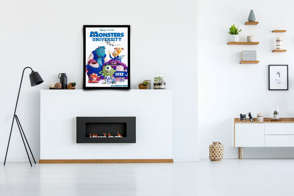 Monster University Signed Poster with COA