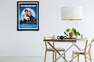 Moonlighting Signed Poster with COA