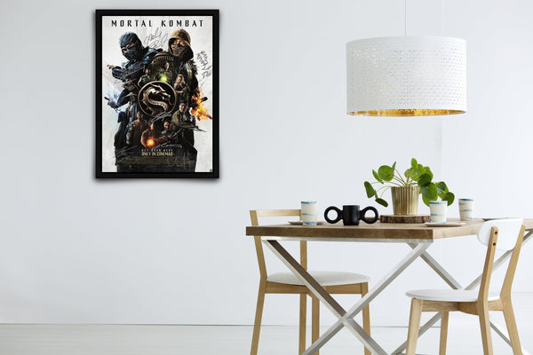Mortal Kombat Signed Poster with COA