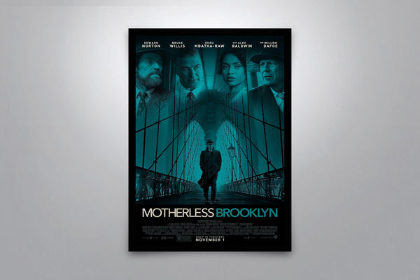 Motherless Brooklyn Signed Poster with COA