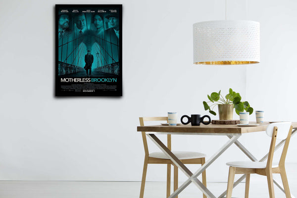 Motherless Brooklyn Signed Poster with COA