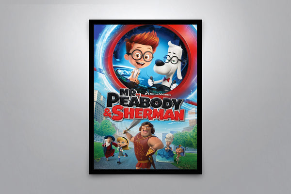 Mr. Peabody & Sherman Signed Poster with COA