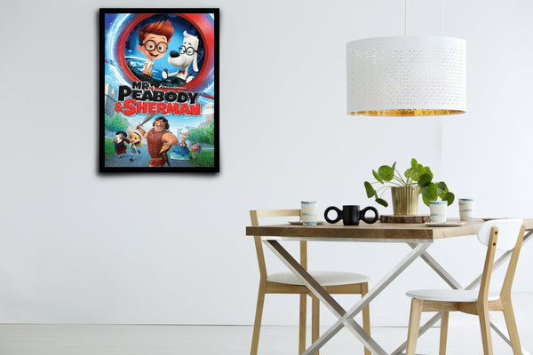 Mr. Peabody & Sherman Signed Poster with COA