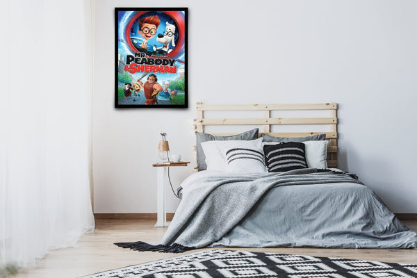 Mr. Peabody & Sherman Signed Poster with COA