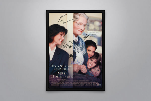 Mrs. Doubtfire Signed Poster with COA