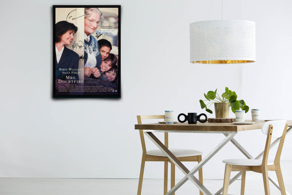 Mrs. Doubtfire Signed Poster with COA