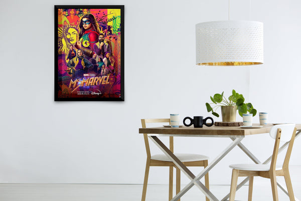Ms. Marvel Signed Poster with COA