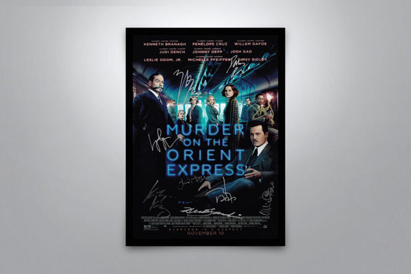 Murder on the Orient Express Signed Poster with COA