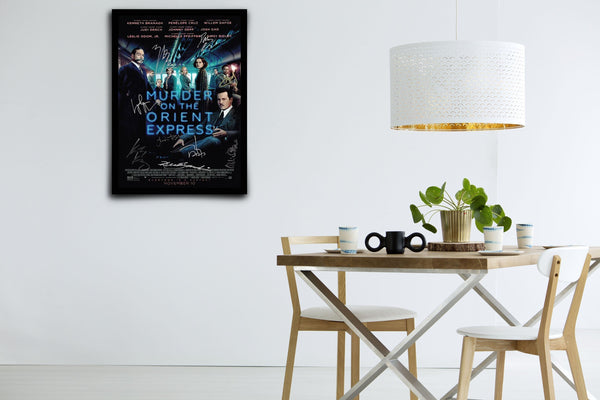 Murder on the Orient Express Signed Poster with COA
