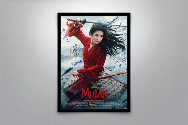Mulan Signed Poster with COA