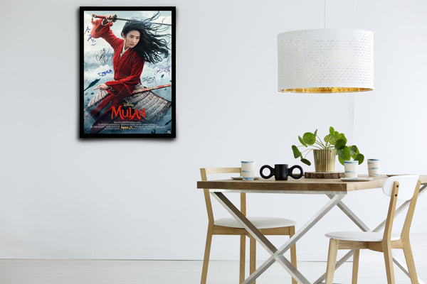Mulan Signed Poster with COA
