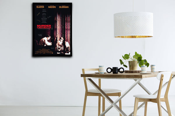Murder In The First Signed Poster with COA