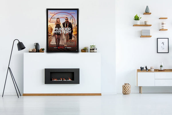Murder Mystery 2 Signed Poster with COA