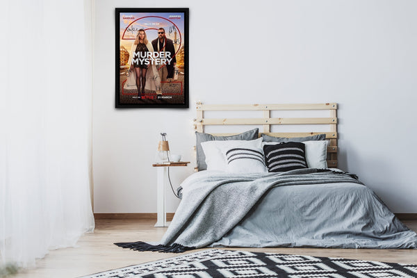 Murder Mystery 2 Signed Poster with COA