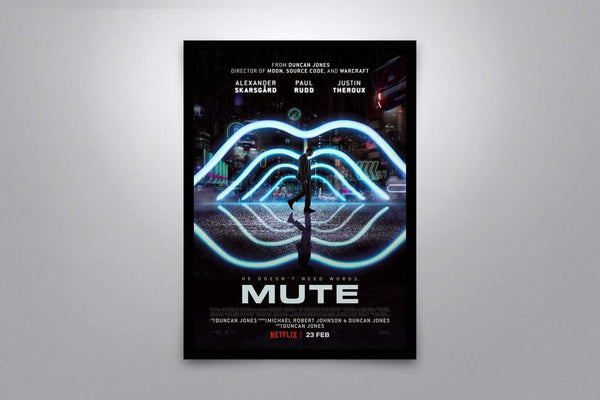 Mute Signed Poster with COA