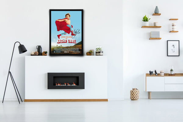 Nacho Libre Signed Poster with COA