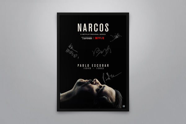 Narcos Signed Poster with COA