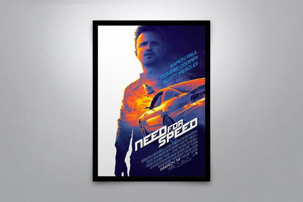 Need for Speed Signed Poster with COA
