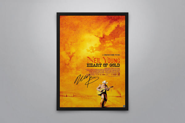 Neil Young: Heart of Gold Signed Poster with COA