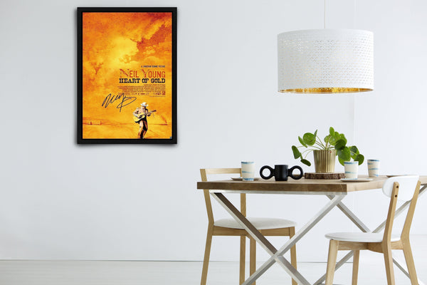 Neil Young: Heart of Gold Signed Poster with COA