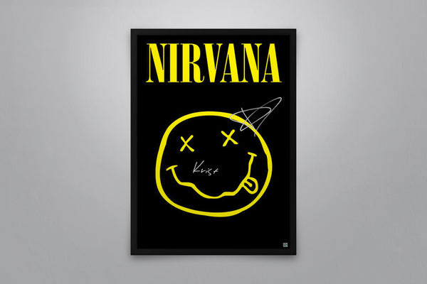 Nirvana Signed Poster with COA