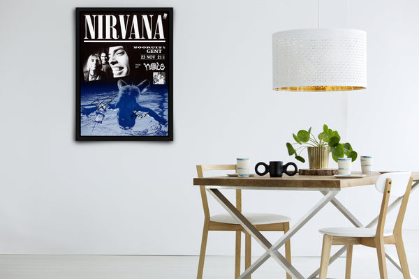 Nirvana Signed Poster with COA