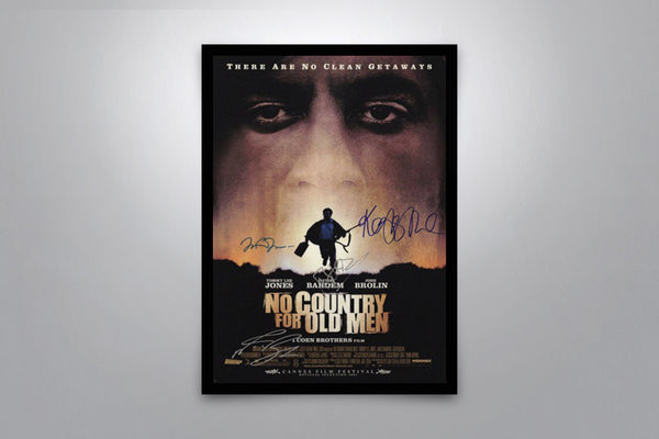 No Country For Old Men Signed Poster with COA