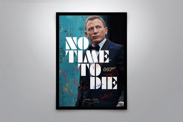 No Time To Die Signed Poster with COA