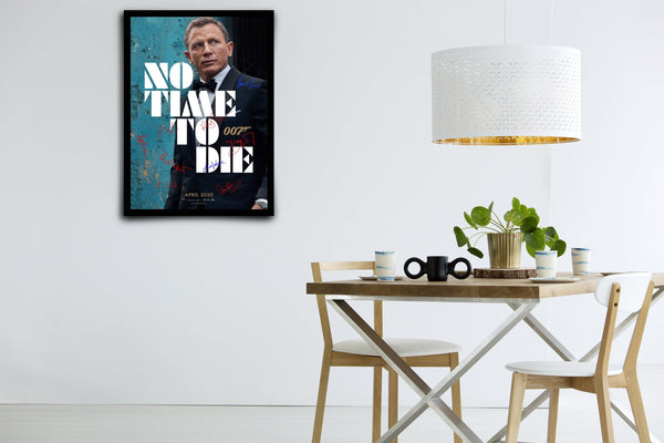 No Time To Die - Signed Poster + COA