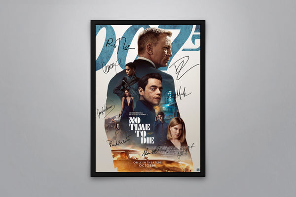 No Time To Die Signed Poster with COA
