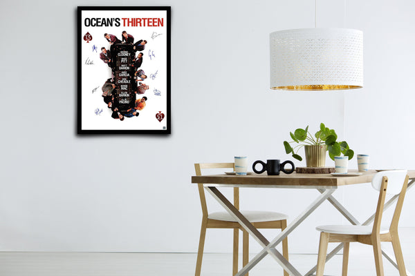 Ocean's Thirteen - Signed Poster + COA