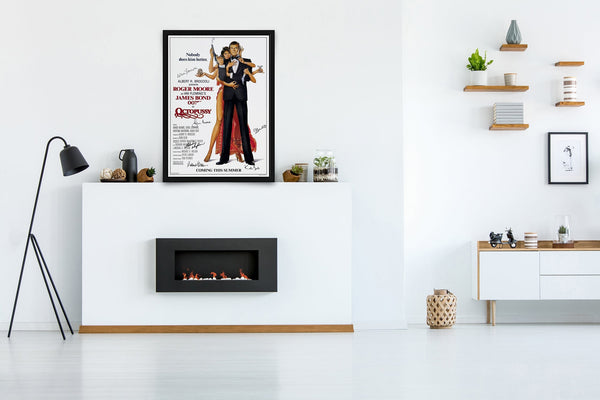 Octopussy 007 Signed Poster with COA