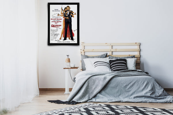 Octopussy 007 Signed Poster with COA