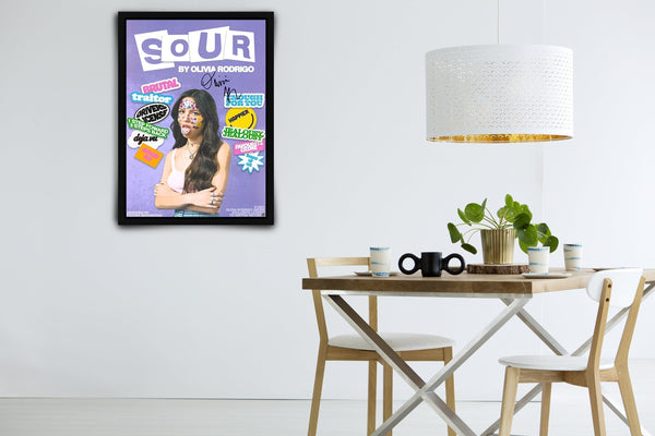 Olivia Rodrigo Signed Poster with COA