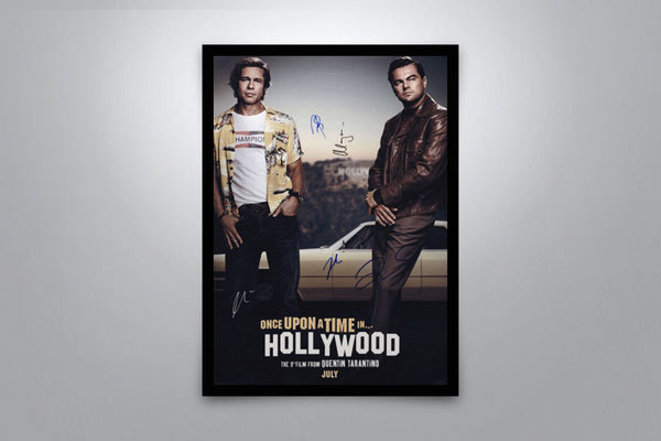 Once Upon A Time In Hollywood Signed Poster with COA
