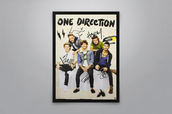 One Direction - Signed Poster + COA