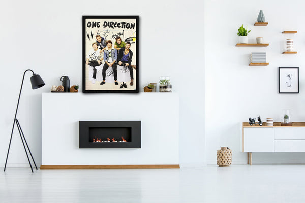 One Direction Signed Poster with COA