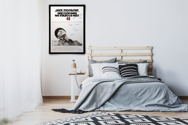 One Flew Over the Cuckoo's Nest Signed Poster with COA