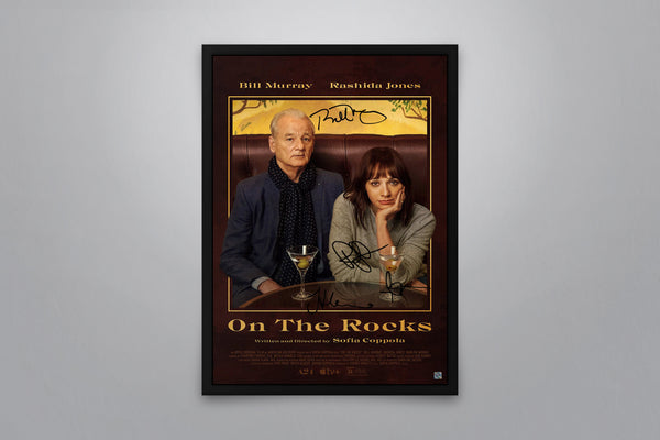 On The Rocks Signed Poster with COA
