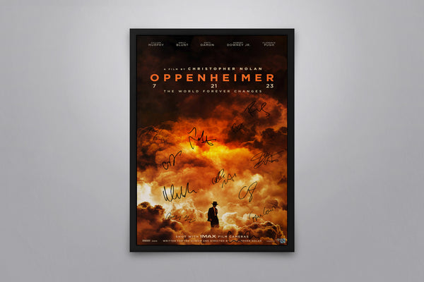 Oppenheimer - Signed Poster + COA