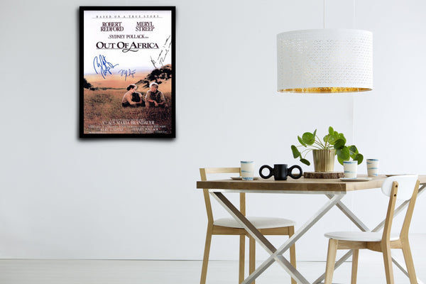 Out of Africa Signed Poster with COA
