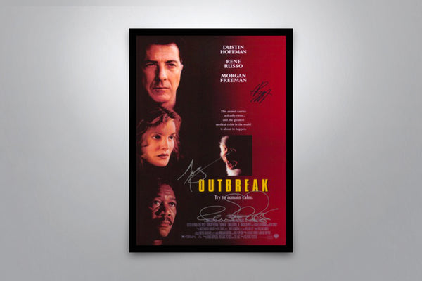 Outbreak Signed Poster with COA