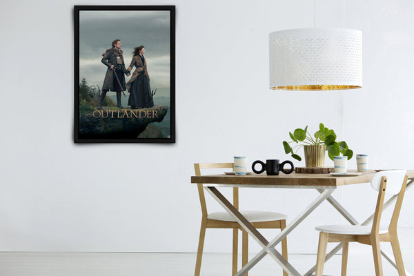 Outlander Signed Poster with COA
