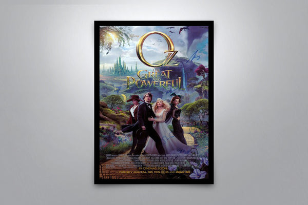 Oz The Great and Powerful Signed Poster with COA