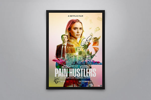 Pain Hustlers - Signed Poster + COA