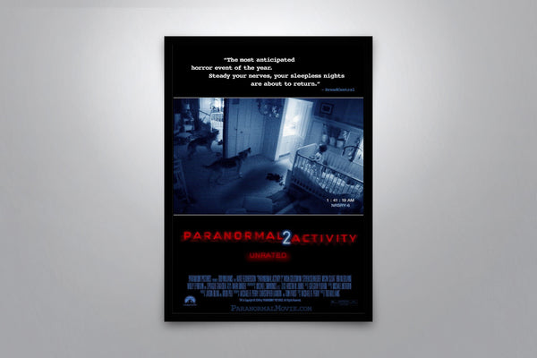 Paranormal Activity 2 Signed Poster with COA