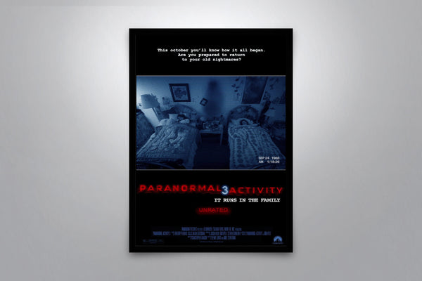 Paranormal Activity 3 Signed Poster with COA