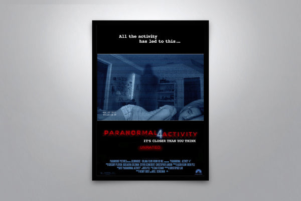 Paranormal Activity 4 Signed Poster with COA