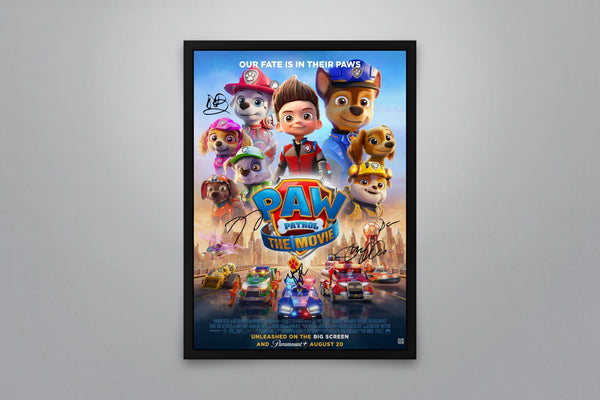 Paw Patrol: The Movie Signed Poster with COA