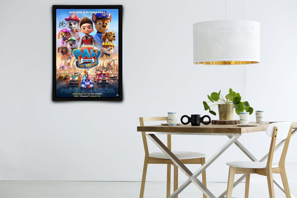 Paw Patrol: The Movie Signed Poster with COA